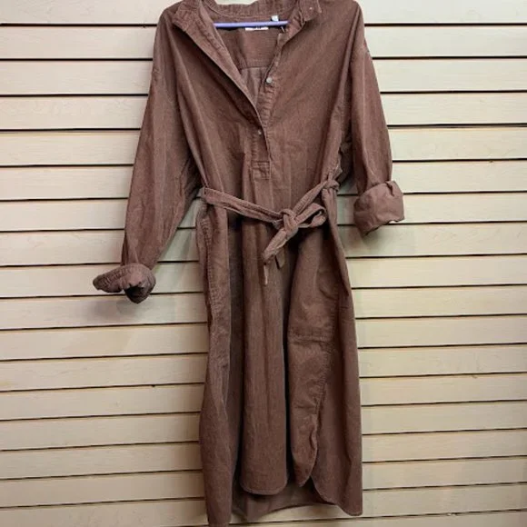 Stylish brown corduroy dress Stylish brown corduroy dress